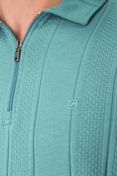 Gabbiano groene heren polo | Kleurstaal