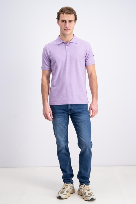 Gabbiano paarse heren polo | Model