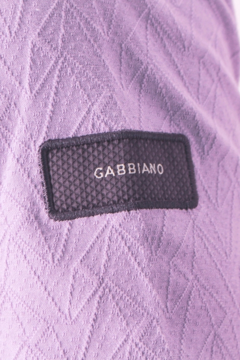 Gabbiano paarse heren polo | Close up