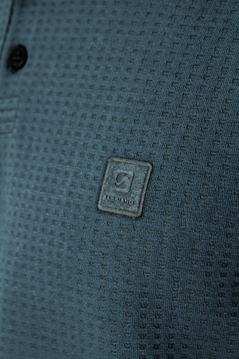 Gabbiano groene heren polo | Close up