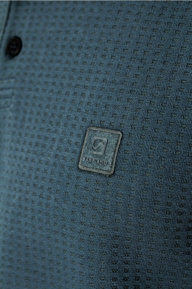 Gabbiano groene heren polo | Close up