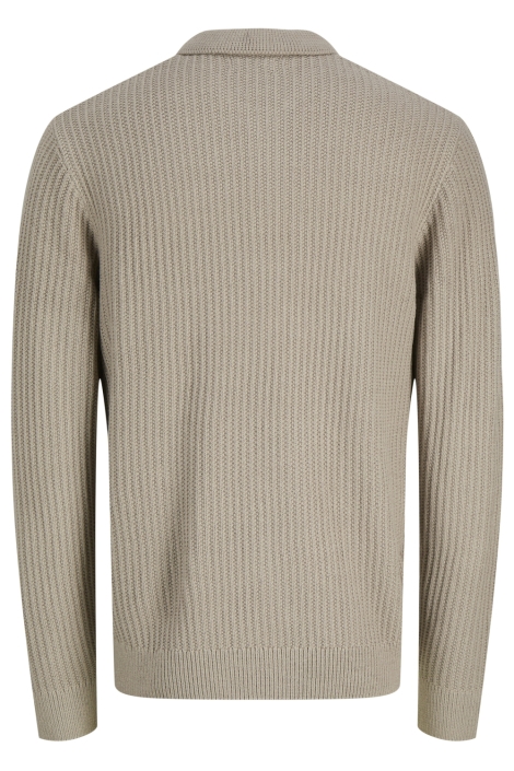 Jack & Jones beige heren polo | Achteraanzicht