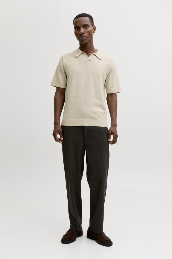 Jack & Jones beige heren polo | Model