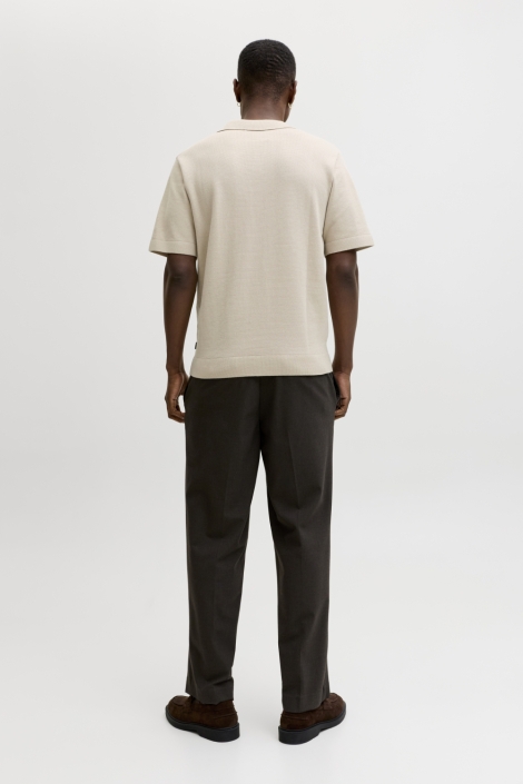 Jack & Jones beige heren polo | Model