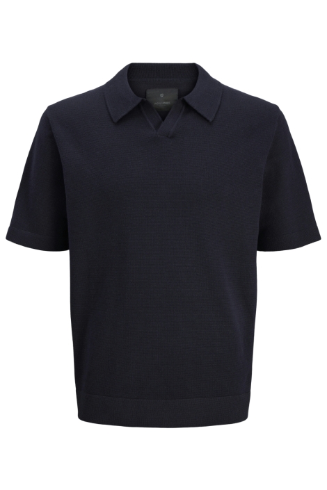 Jack & Jones blauwe heren polo | Vooraanzicht