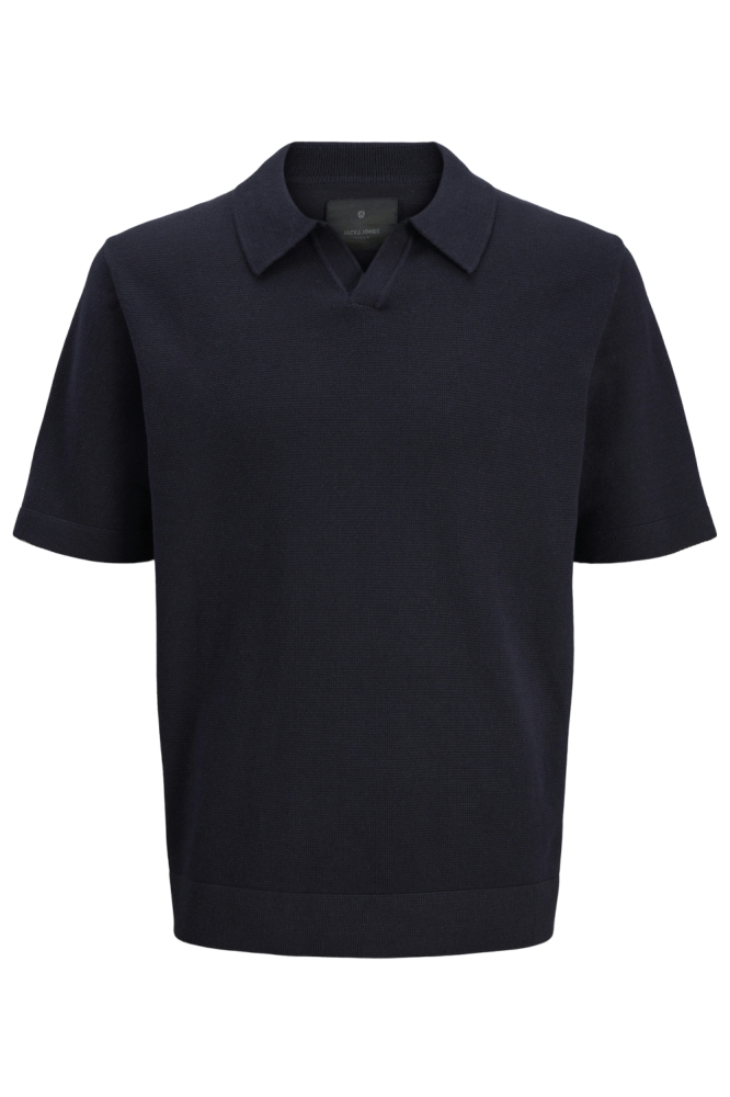 Jack & Jones blauwe heren polo | Vooraanzicht