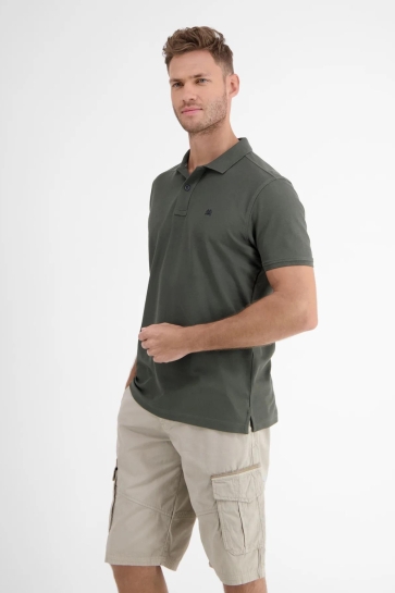 Lerros polo 1/2 arm Groen