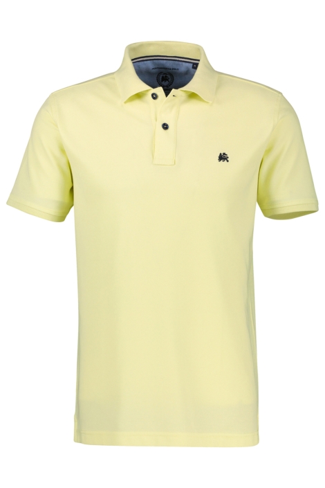 Lerros gele heren polo | Vooraanzicht
