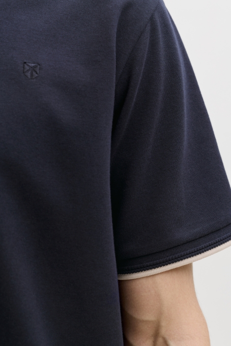 Jack & Jones blauwe heren polo | Kleurstaal