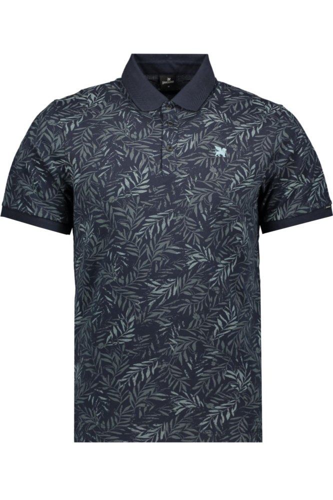 Vanguard blauwe heren polo | Vooraanzicht