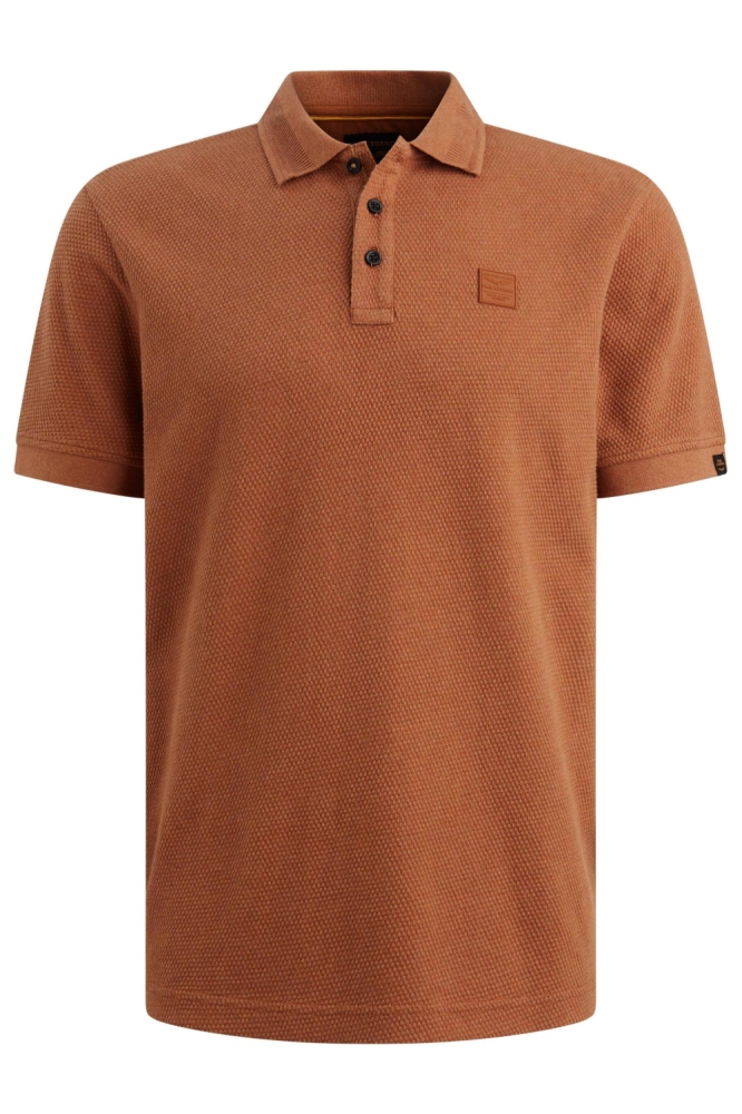 PME legend oranje heren polo | Vooraanzicht