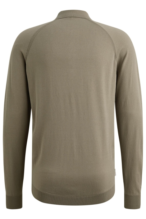 Cast Iron groene heren polo | Achteraanzicht