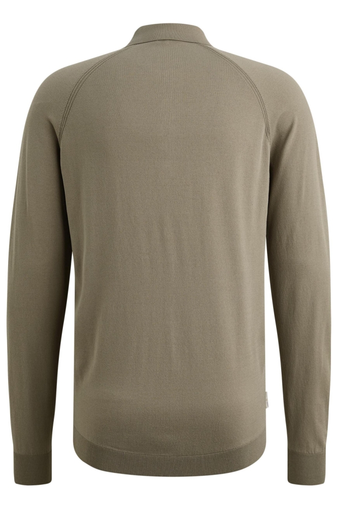 Cast Iron groene heren polo | Achteraanzicht