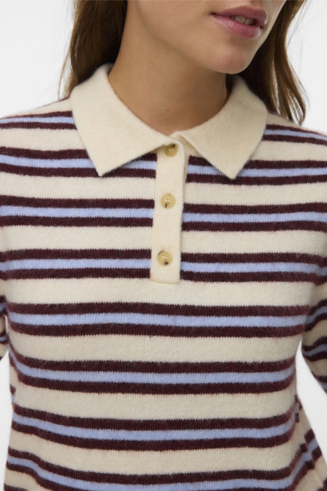 Vero Moda beige dames trui | Close up