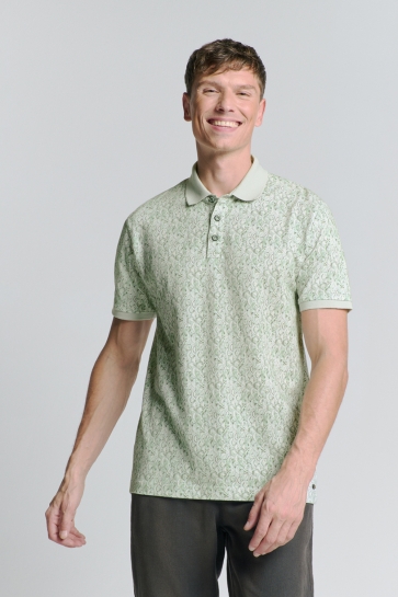 NO-EXCESS Overhemd POLO SHIRT 27380304 050 GREEN