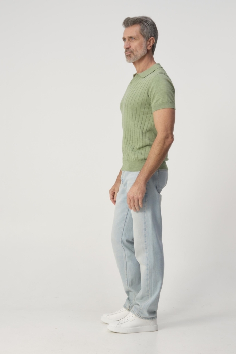 Campbell groene heren polo | Model