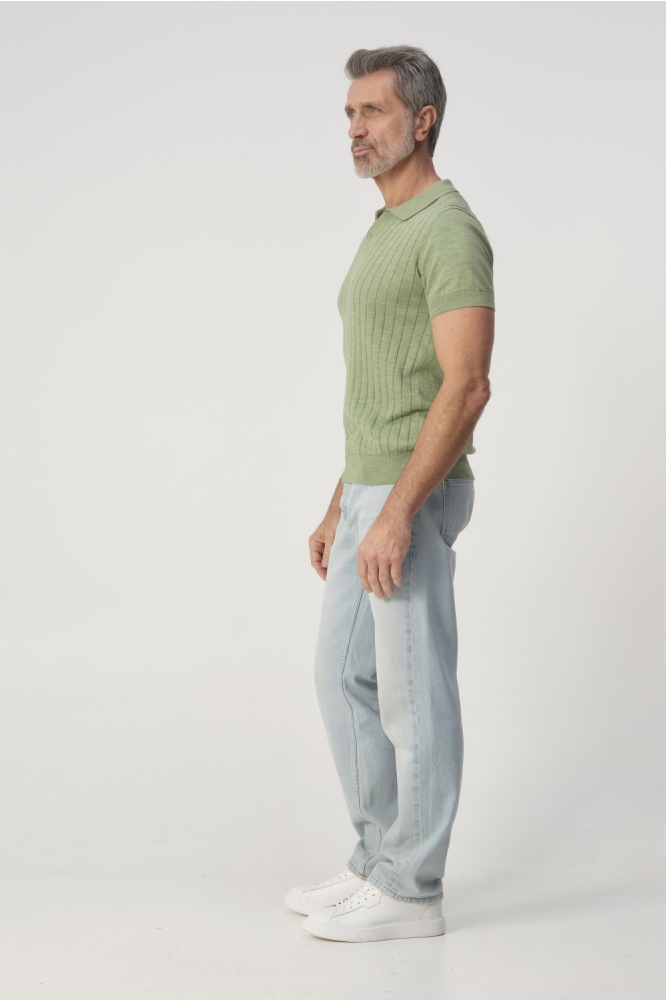 Campbell groene heren polo | Model