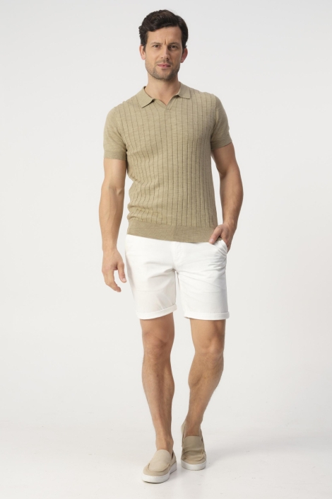 Campbell groene heren polo | Model