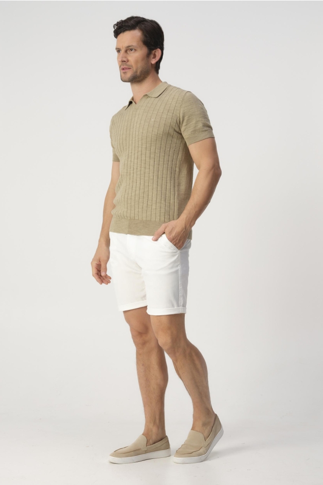 Campbell groene heren polo | Model
