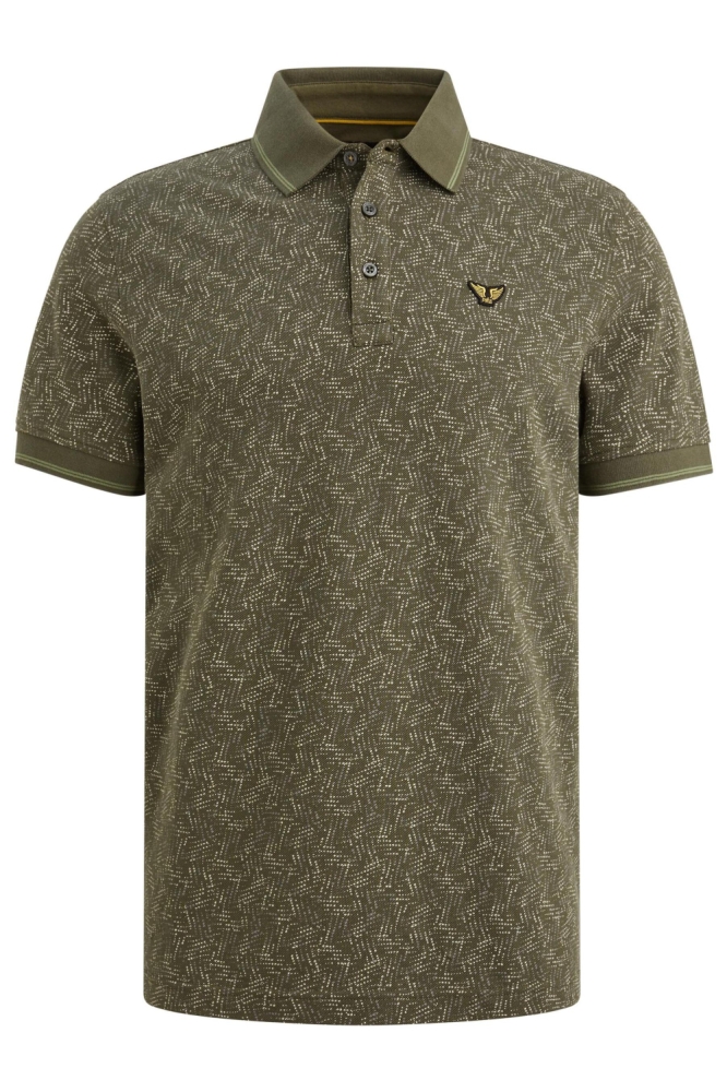 PME legend groene heren polo | Vooraanzicht