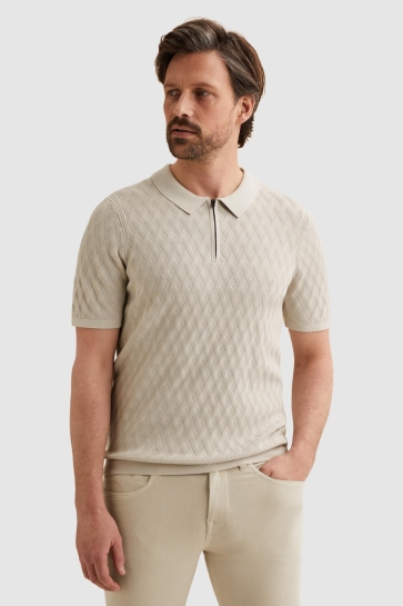 Vanguard T-shirt POLO VAN KATOEN MODAL MET RITSSLUITING VPSS2602818 9017