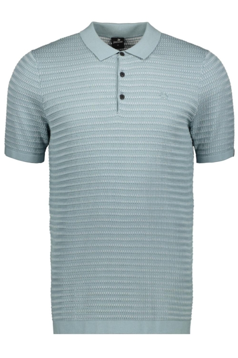 Vanguard blauwe heren polo | Vooraanzicht