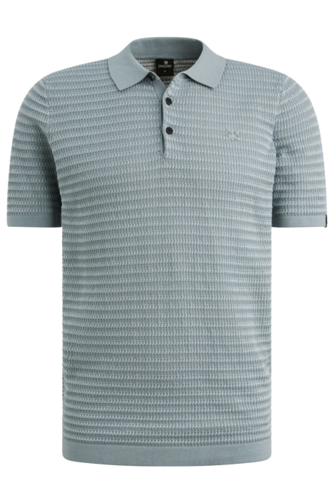 Vanguard blauwe heren polo | Vooraanzicht
