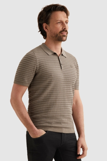 Vanguard POLO VAN KATOEN MODAL MET JAQUARDPATROON VPSS2602814 8025