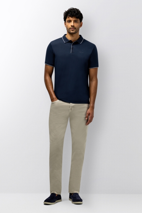 State of Art blauwe heren polo | Model