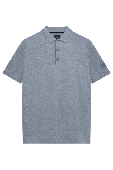 State of Art FIJNGEBREIDE POLO IN GEMELEERDE LOOK 47116106 5311