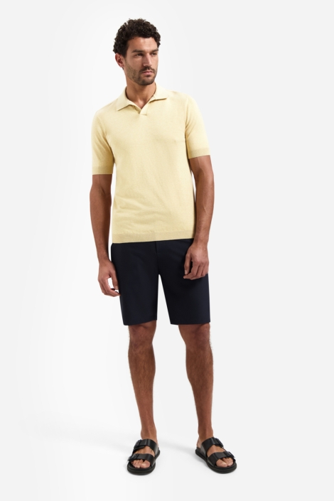 NO-EXCESS gele heren polo | Model