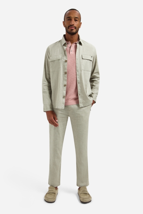 NO-EXCESS roze heren polo | Model