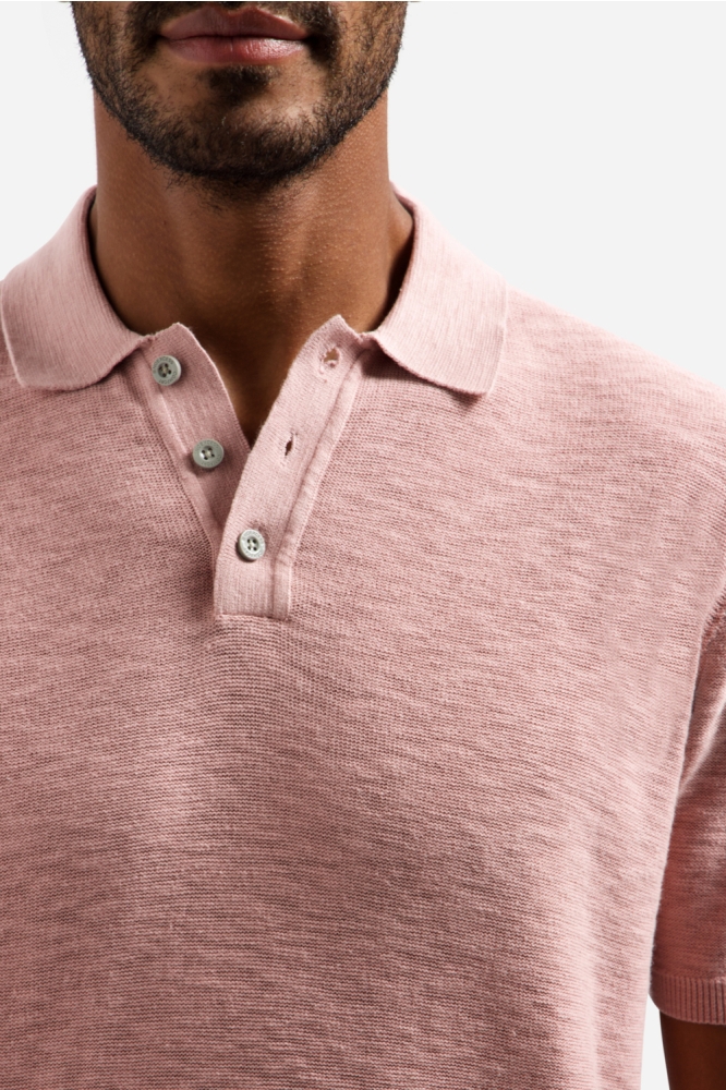 NO-EXCESS roze heren polo | Unique Selling Point