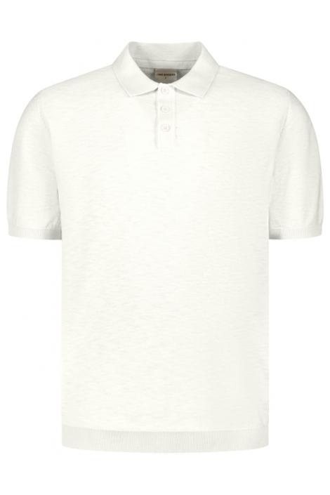 NO-EXCESS beige heren polo | Vooraanzicht