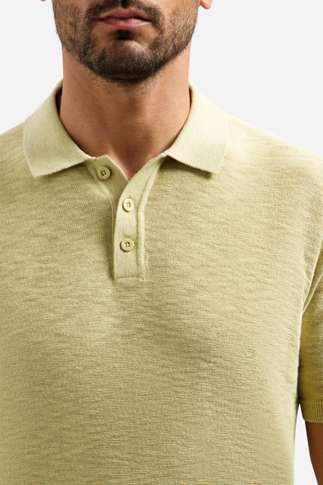 NO-EXCESS gele heren polo | Kleurstaal