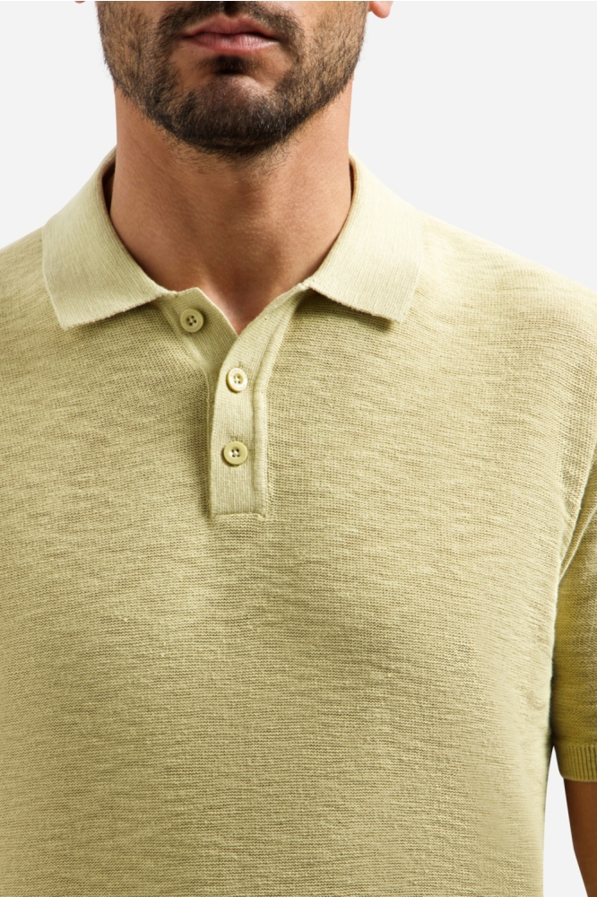NO-EXCESS gele heren polo | Kleurstaal