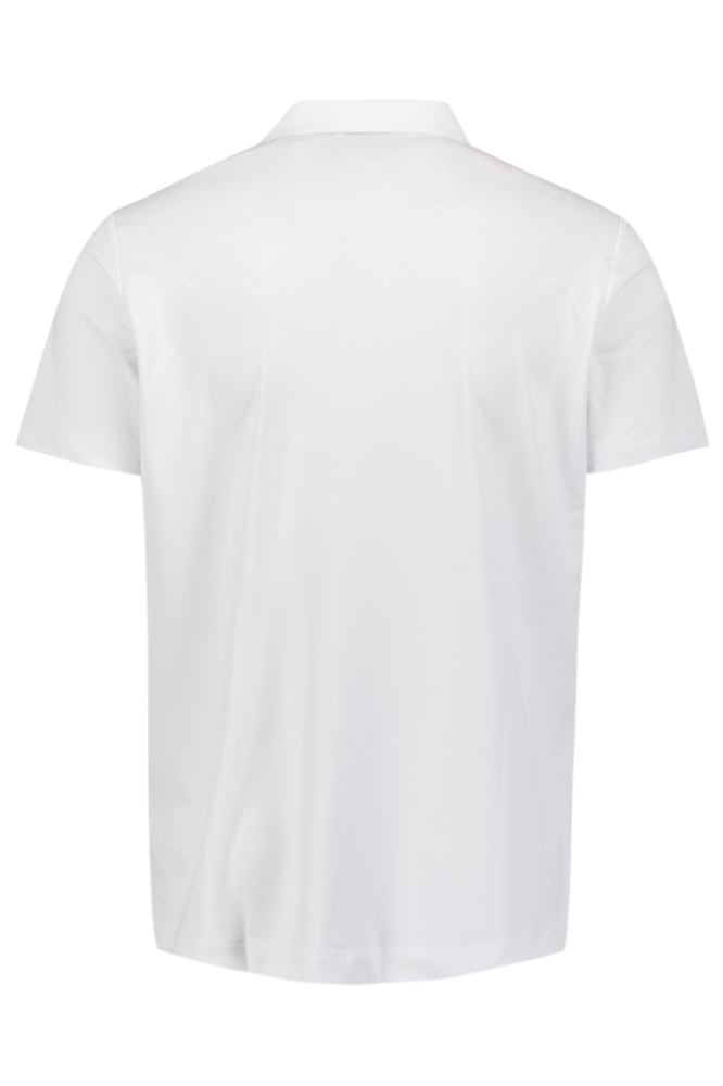 NO-EXCESS witte heren polo | Achteraanzicht