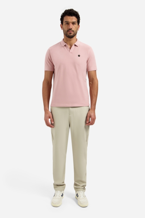 NO-EXCESS roze heren polo | Model