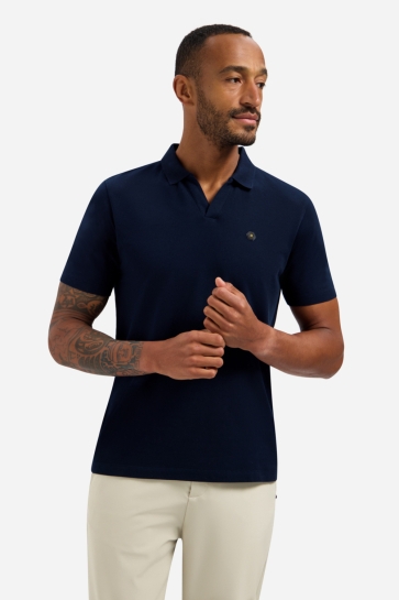 NO-EXCESS Polo BASIC POLO MET V HALS 31380202SN 078 NIGHT