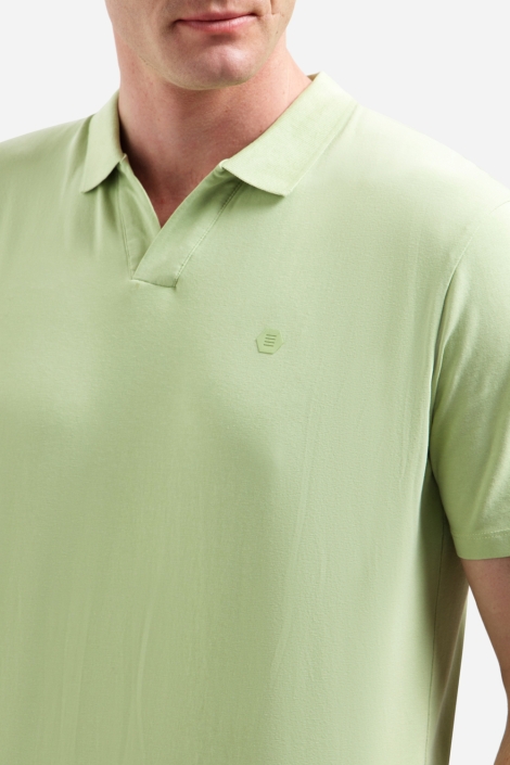NO-EXCESS groene heren polo | Kleurstaal