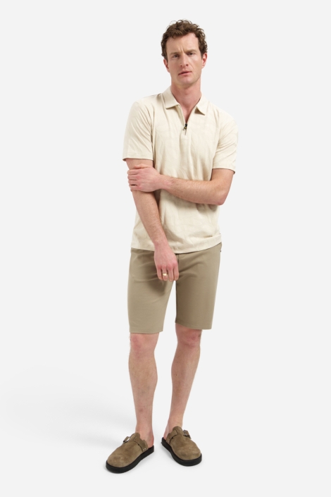 NO-EXCESS zand heren polo | Model