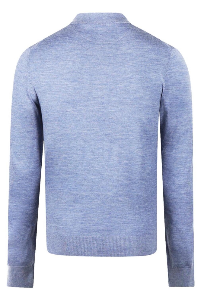 McGregor blauwe heren polo | Achteraanzicht