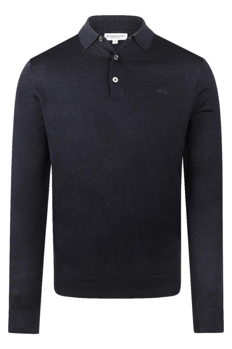 McGregor blauwe heren polo | Vooraanzicht