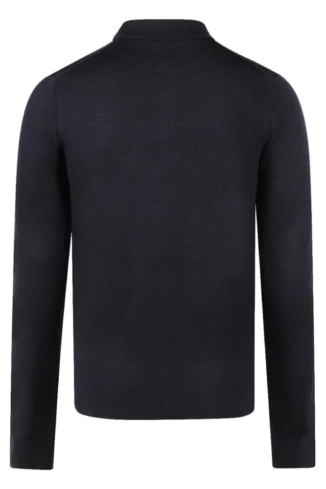 McGregor blauwe heren polo | Achteraanzicht