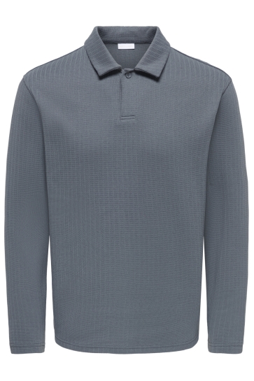 Only & Sons Polo ONSTREY LIFE REG LS FRML POLO 22039242 Turbulence