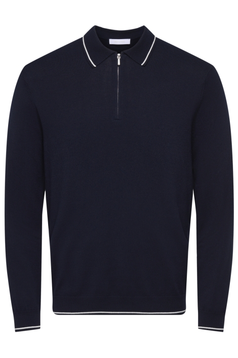Only & Sons blauwe heren polo | Vooraanzicht