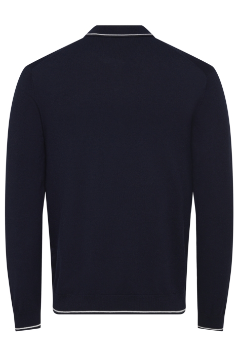 Only & Sons blauwe heren polo | Achteraanzicht