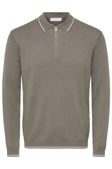 Only & Sons Polo ONSWYLER REG 14SS ZIP POLO FRML 22039415 FALCON/CLOUD DANCER