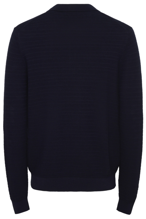 Only & Sons blauwe heren polo | Achteraanzicht