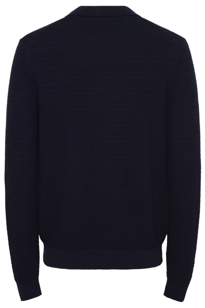 Only & Sons blauwe heren polo | Achteraanzicht